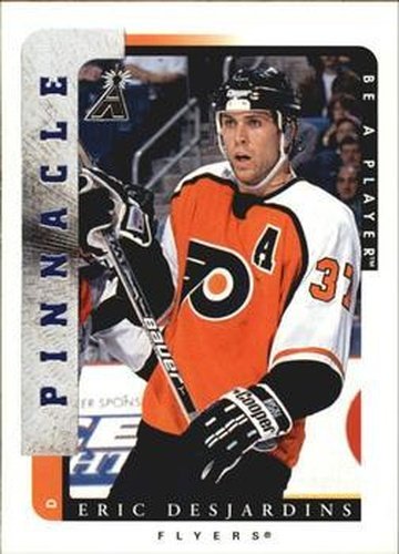 #40 Eric Desjardins - Philadelphia Flyers - 1996-97 Pinnacle Be a Player Hockey