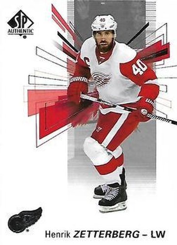 #40 Henrik Zetterberg - Detroit Red Wings - 2016-17 SP Authentic Hockey