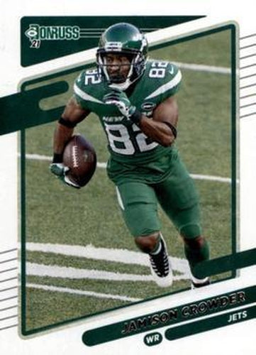 #40 Jamison Crowder - New York Jets - 2021 Donruss Football
