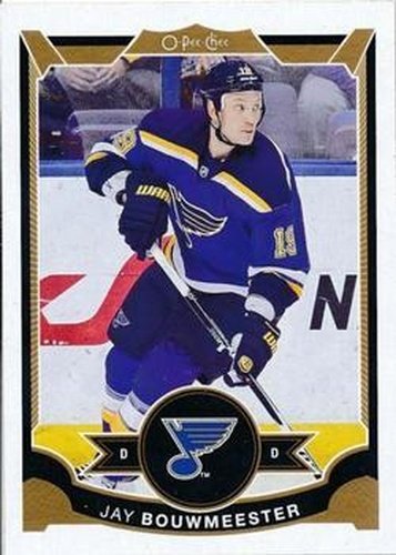 #40 Jay Bouwmeester - St. Louis Blues - 2015-16 O-Pee-Chee Hockey