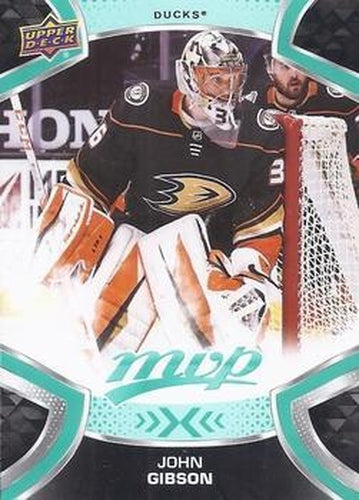 #40 John Gibson - Anaheim Ducks - 2021-22 Upper Deck MVP Hockey