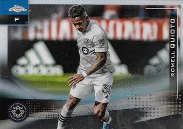 #40 Romell Quioto - CF Montreal - 2021 Topps Chrome MLS Soccer