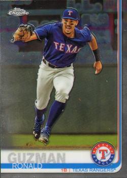 #40 Ronald Guzman - Texas Rangers - 2019 Topps Chrome Baseball