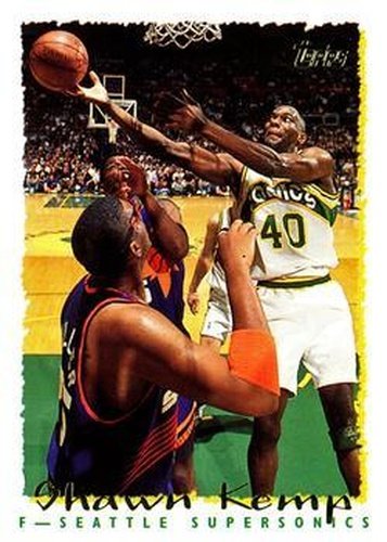 #40 Shawn Kemp - Seattle SuperSonics - 1994-95 Topps Basketball