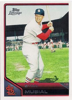 #40 Stan Musial - St. Louis Cardinals - 2011 Topps Lineage Baseball