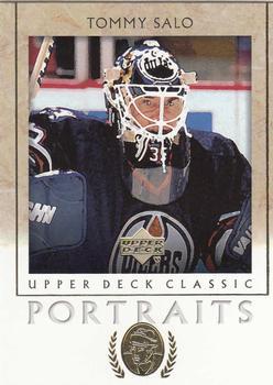 #40 Tommy Salo - Edmonton Oilers - 2002-03 Upper Deck Classic Portraits Hockey