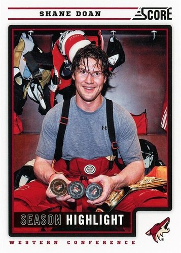 #40 Shane Doan - Phoenix Coyotes - 2012-13 Score Hockey