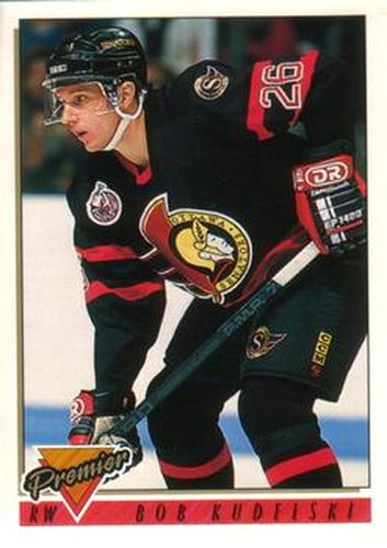 #40 Bob Kudelski - Ottawa Senators - 1993-94 O-Pee-Chee Premier Hockey