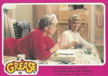 #40 The Sleep-Over at Frenchy's - 1978 O-Pee-Chee Grease
