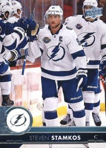 #410 Steven Stamkos - Tampa Bay Lightning - 2017-18 Upper Deck Hockey