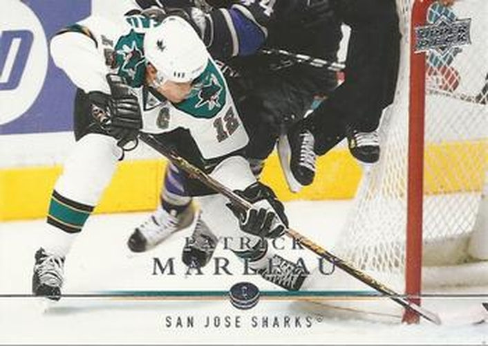#410 Patrick Marleau - San Jose Sharks - 2008-09 Upper Deck Hockey