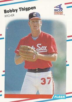 #410 Bobby Thigpen - Chicago White Sox - 1988 Fleer Baseball
