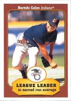 #410 Bartolo Colon - Cleveland Indians - 2001 Fleer Tradition Baseball