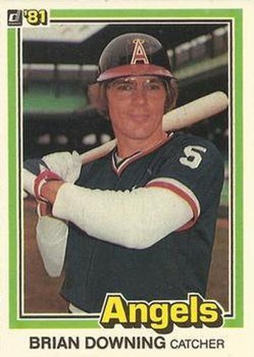 #410 Brian Downing - California Angels - 1981 Donruss Baseball