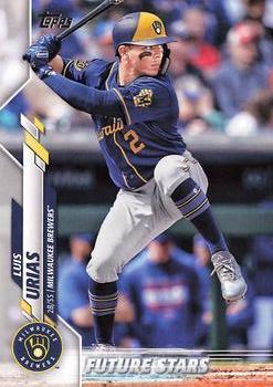 #410 Luis Urias - Milwaukee Brewers - 2020 Topps Baseball