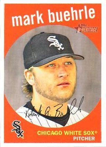 #410 Mark Buehrle - Chicago White Sox - 2008 Topps Heritage Baseball