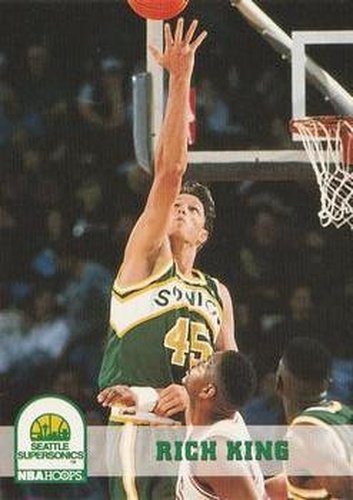 #410 Rich King - Seattle SuperSonics - 1993-94 Hoops Basketball