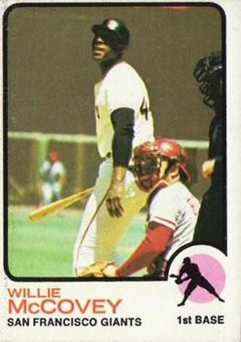 #410 Willie McCovey - San Francisco Giants - 1973 Topps Baseball