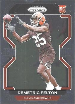 #411 Demetric Felton - Cleveland Browns - 2021 Panini Prizm Football