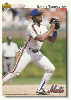 #411 Garry Templeton - New York Mets - 1992 Upper Deck Baseball