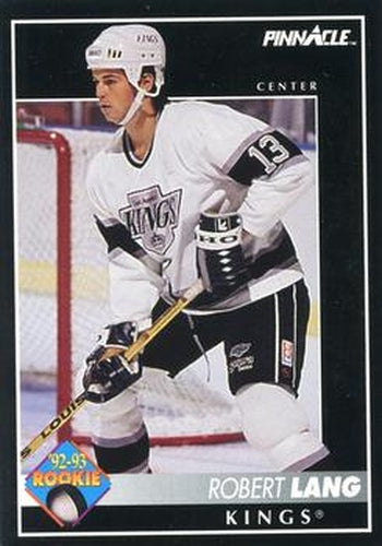 #411 Robert Lang - Los Angeles Kings - 1992-93 Pinnacle Canadian Hockey