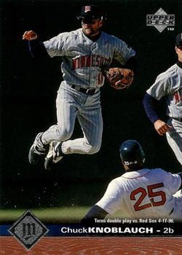 #411 Chuck Knoblauch - Minnesota Twins - 1997 Upper Deck Baseball