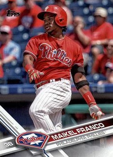 #411 Maikel Franco - Philadelphia Phillies - 2017 Topps Baseball