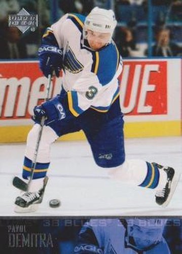 #411 Pavol Demitra - St. Louis Blues - 2003-04 Upper Deck Hockey