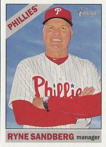 #411 Ryne Sandberg - Philadelphia Phillies - 2015 Topps Heritage Baseball