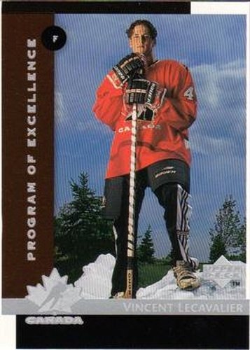 #412 Vincent Lecavalier - Canada - 1997-98 Upper Deck Hockey