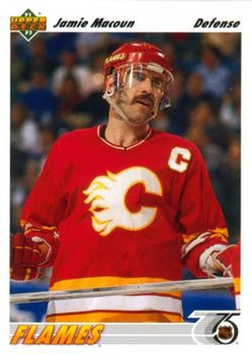 #412 Jamie Macoun - Calgary Flames - 1991-92 Upper Deck Hockey