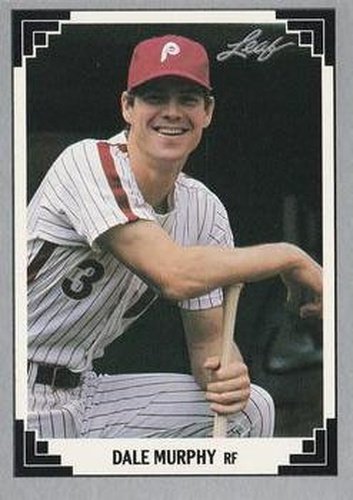 #412 Dale Murphy - Philadelphia Phillies - 1991 Leaf Baseball
