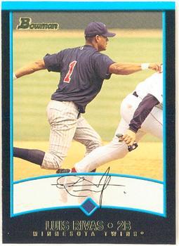 #412 Luis Rivas - Minnesota Twins - 2001 Bowman Baseball