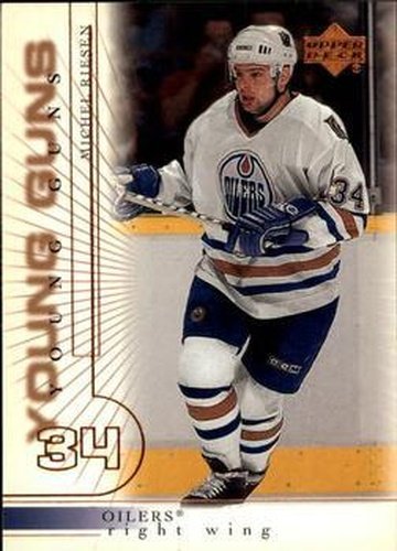 #412 Michel Riesen - Edmonton Oilers - 2000-01 Upper Deck Hockey