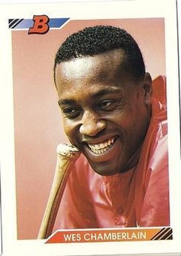 #412 Wes Chamberlain - Philadelphia Phillies - 1992 Bowman Baseball