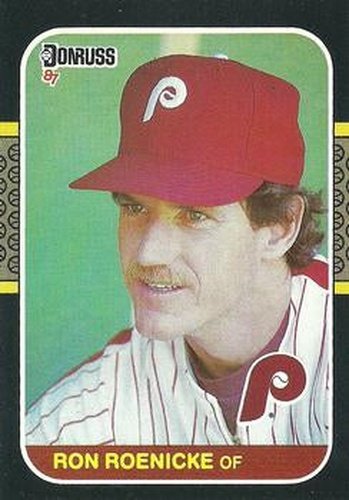 #412 Ron Roenicke - Philadelphia Phillies - 1987 Donruss Baseball