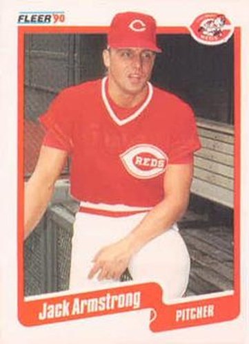 #412 Jack Armstrong - Cincinnati Reds - 1990 Fleer USA Baseball