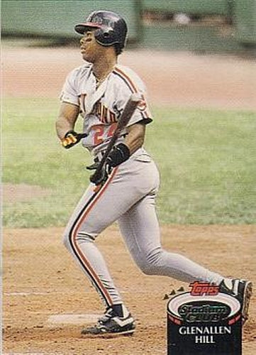 #413 Glenallen Hill - Cleveland Indians - 1992 Stadium Club Baseball