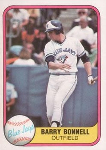 #413 Barry Bonnell - Toronto Blue Jays - 1981 Fleer Baseball