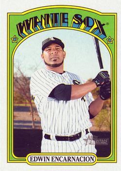 #413 Edwin Encarnacion - Chicago White Sox - 2021 Topps Heritage Baseball