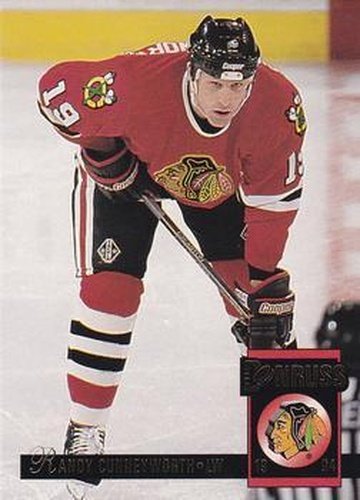 #413 Randy Cunneyworth - Chicago Blackhawks - 1993-94 Donruss Hockey