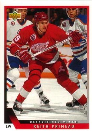 #413 Keith Primeau - Detroit Red Wings - 1993-94 Upper Deck Hockey