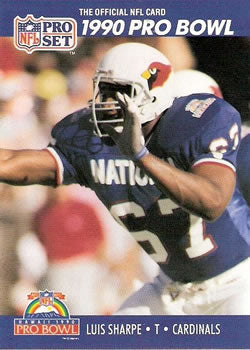 #414 Luis Sharpe - Phoenix Cardinals - 1990 Pro Set Football