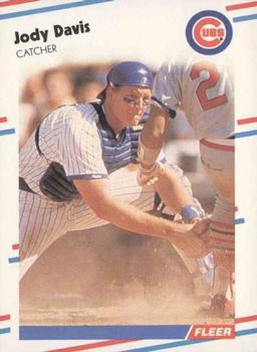 #414 Jody Davis - Chicago Cubs - 1988 Fleer Baseball