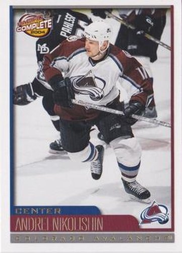 #414 Andrei Nikolishin - Colorado Avalanche - 2003-04 Pacific Complete Hockey