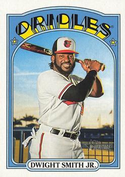 #414 Dwight Smith Jr. - Baltimore Orioles - 2021 Topps Heritage Baseball