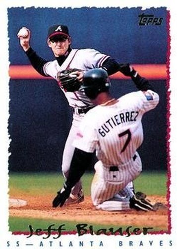 #414 Jeff Blauser - Atlanta Braves - 1995 Topps Baseball