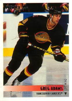 #414 Greg Adams - Vancouver Canucks - 1994-95 O-Pee-Chee Premier Hockey