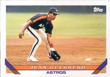 #414 Juan Guerrero - Houston Astros - 1993 Topps Baseball