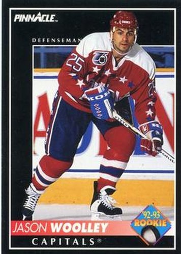 #415 Jason Woolley - Washington Capitals - 1992-93 Pinnacle Canadian Hockey